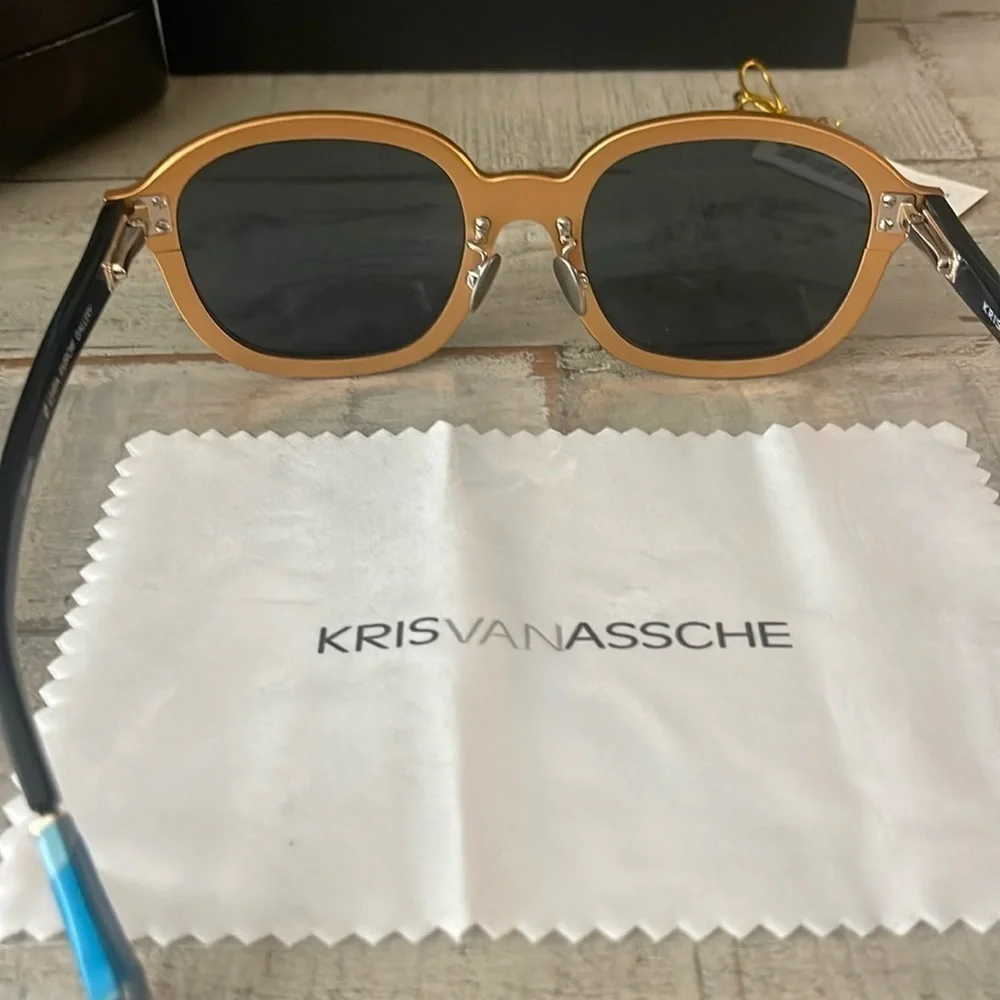 NWT KRIS VAN ASSCHE "KVA53C5" SUNGLASSES - Picture 5 of 9